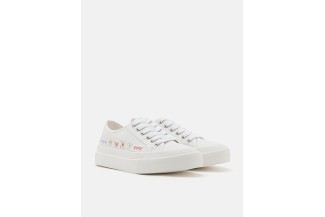 899-99 White Philo Bca Sneakers